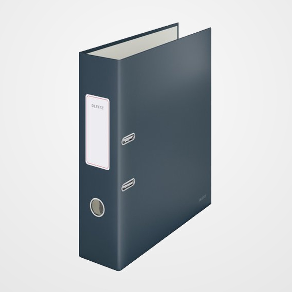 ARCHIVADOR palanca LEITZ COSY A4 180º 80mm GRIS