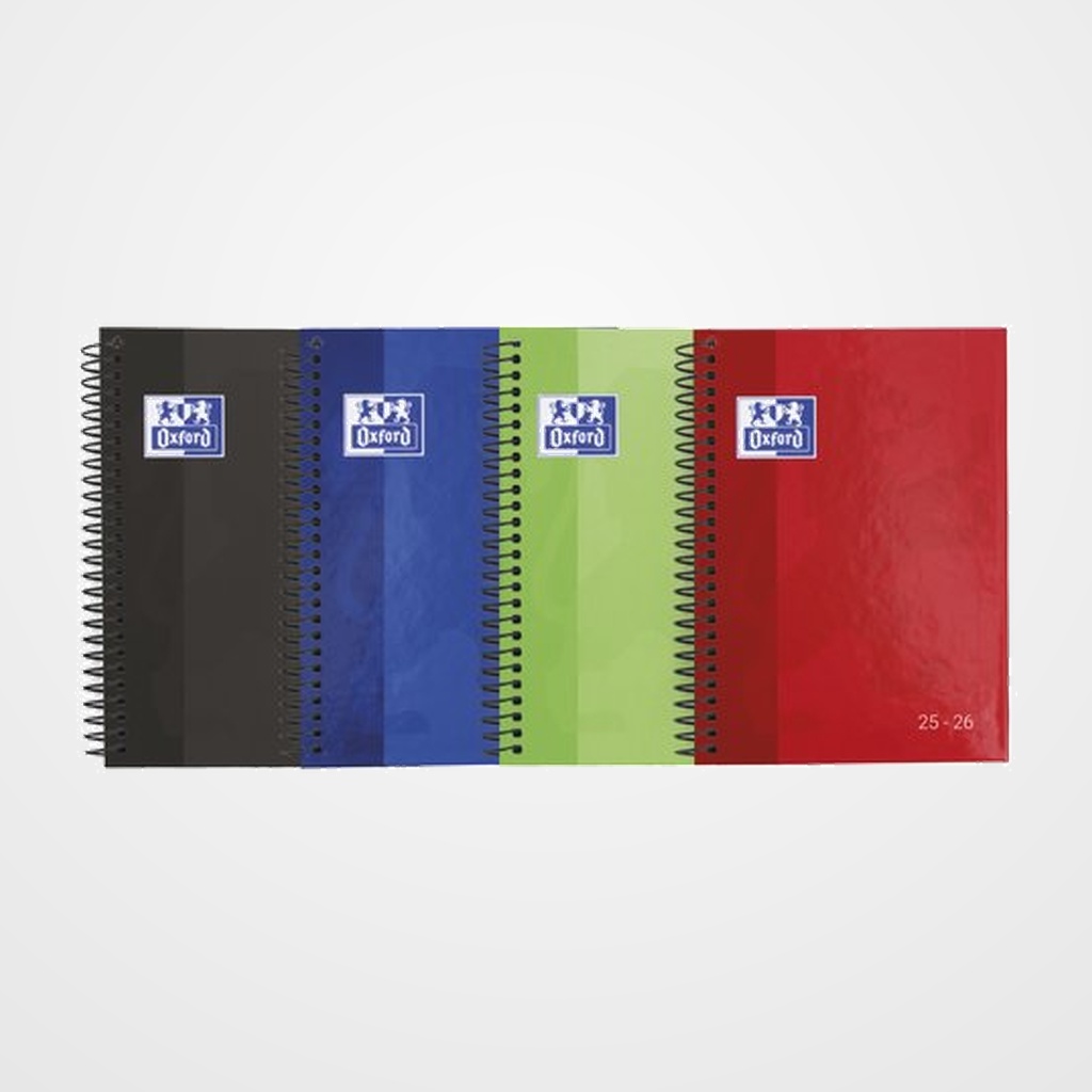 AGENDA ESCOLAR (2025-26) OXFORD CATALAN SCHOOL ESPIRAL tapa EXTRADURA 4º S/V SURTIDO (4 col.)