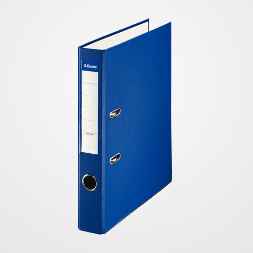 ARCHIVADOR palanca ESSELTE PLASTICO FORRADO con RADO A4 50mm AZUL
