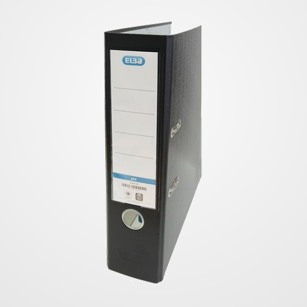 ARCHIVADOR palanca ELBA FORRADO PP RADO TOP Fº 80mm NEGRO (1095806)