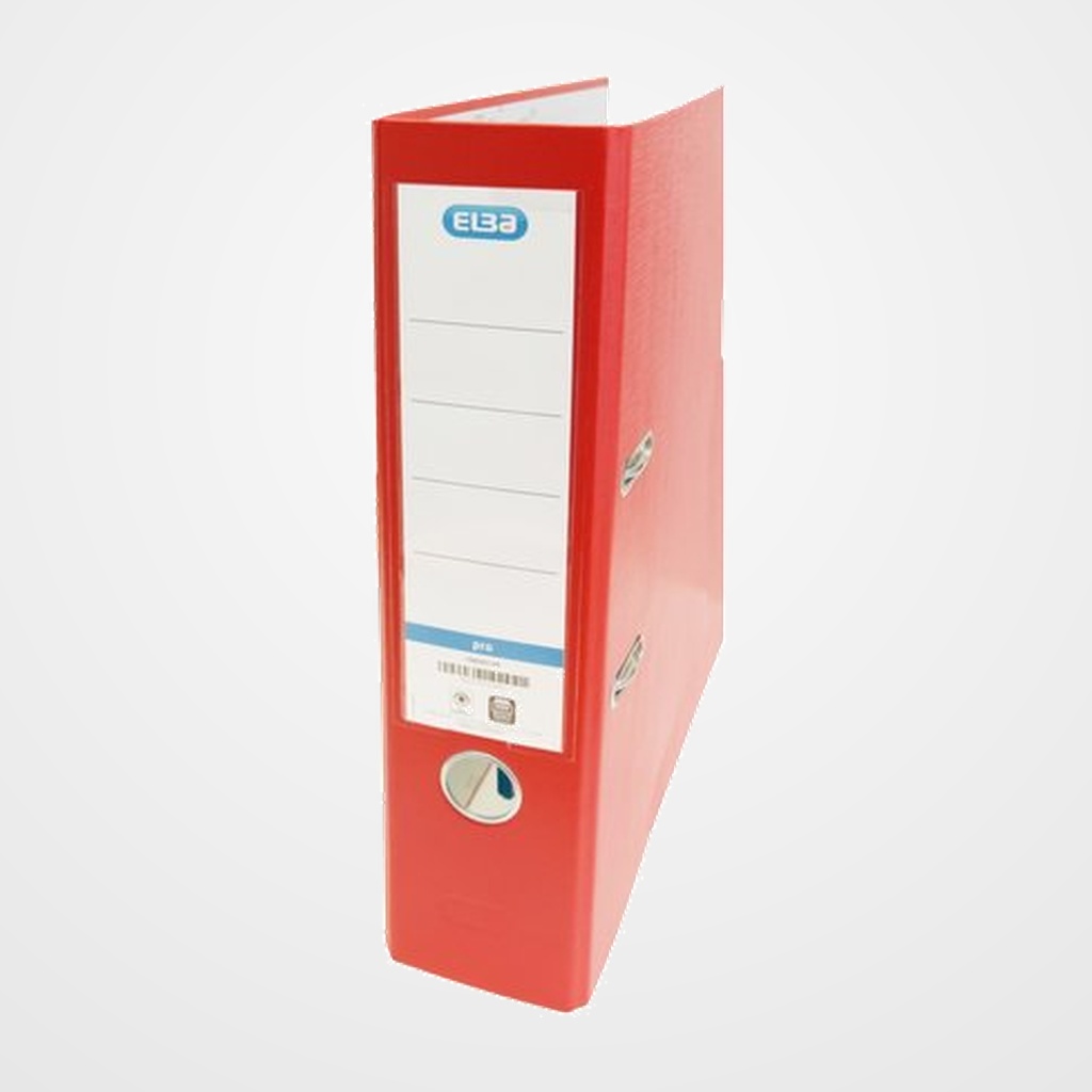 ARCHIVADOR palanca ELBA FORRADO PP RADO TOP Fº 80mm ROJO (1095803)