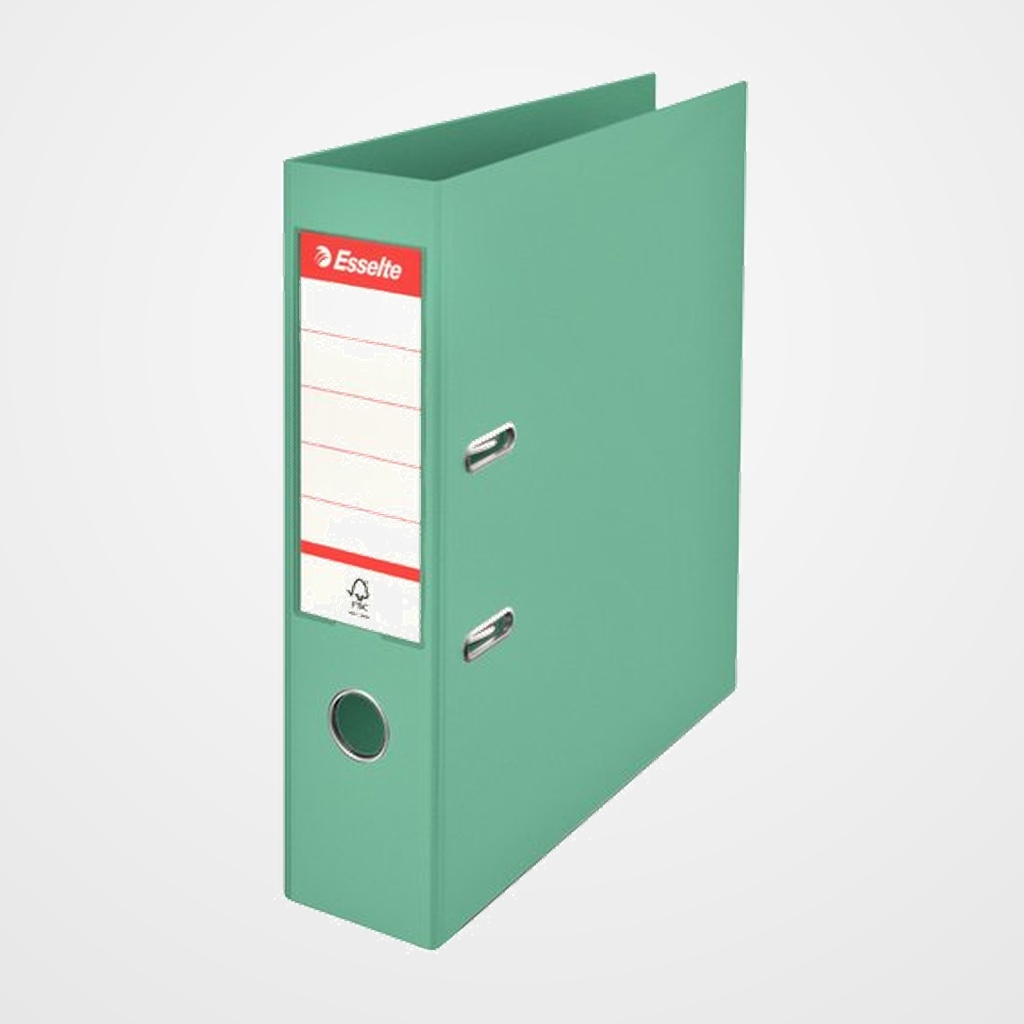 ARCHIVADOR palanca ESSELTE COLOUR BREEZE PLASTICO FORRADO con RADO A4 75mm VERDE