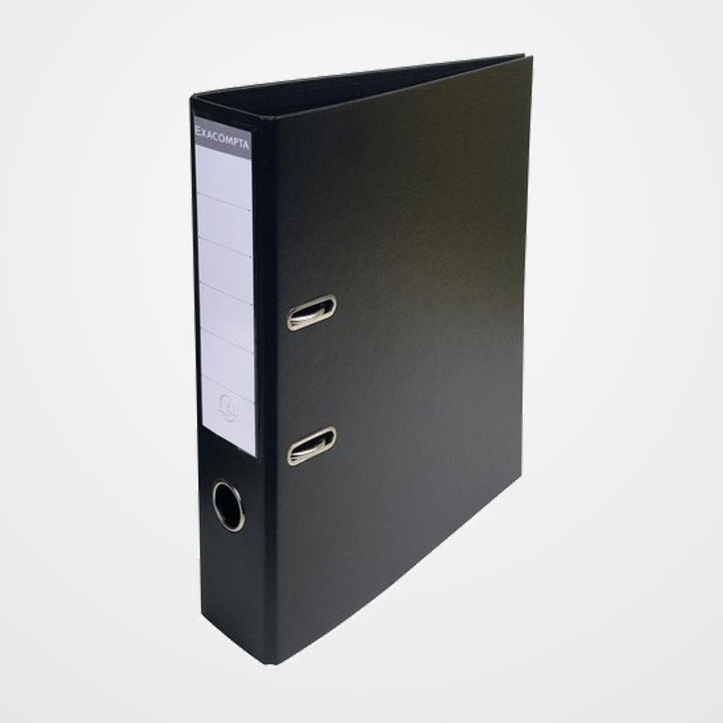 ARCHIVADOR palanca EXACOMPTA PREM TOUCH FORRADO PVC RADO A4 70mm NEGRO