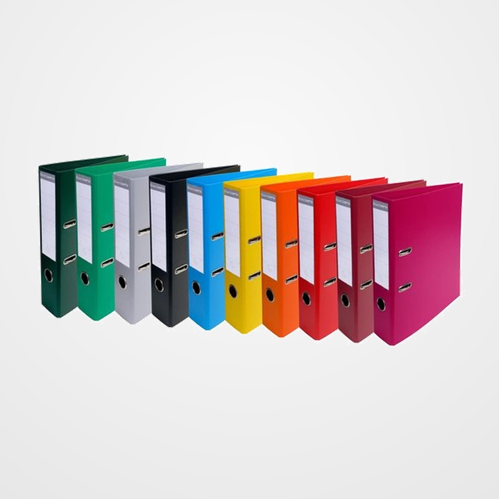 ARCHIVADOR palanca EXACOMPTA PREM TOUCH FORRADO PVC RADO A4 70mm SURTIDO VIVO(10 col.)