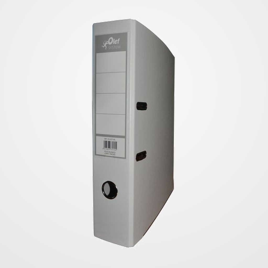 ARCHIVADOR palanca OLEF PLASTIF.COLOR A4 75mm GRIS