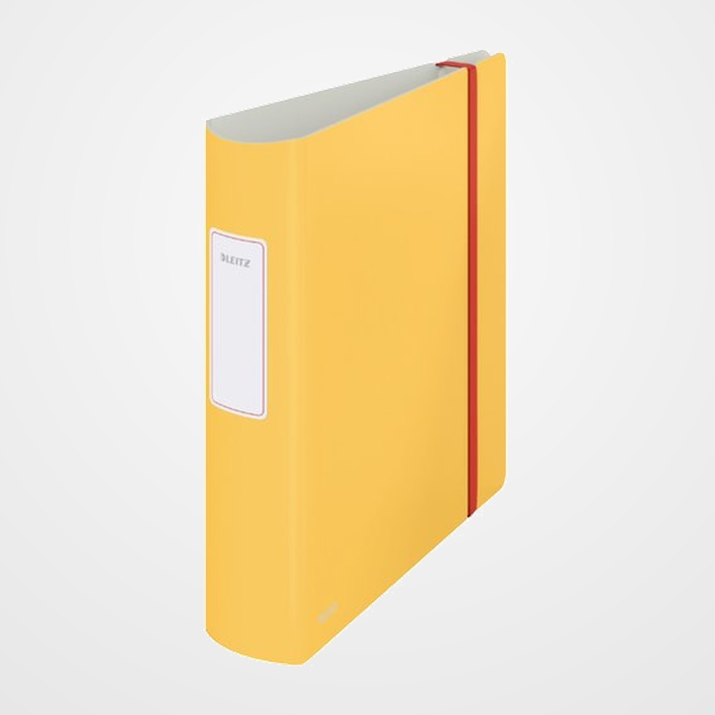 ARCHIVADOR palanca LEITZ ACTIVE COSY POLYFOAM A4 180º 82mm AMARILLO