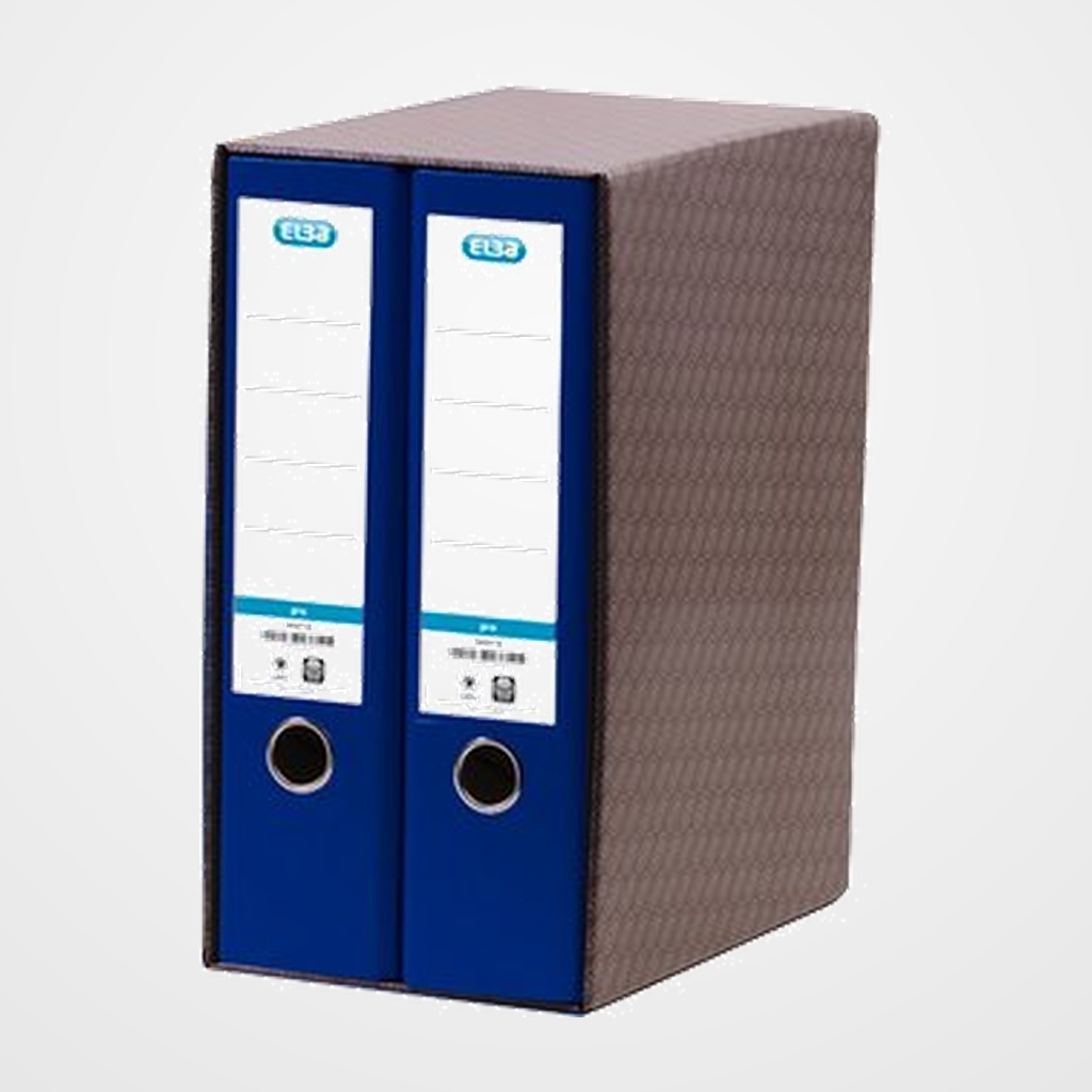 MODULO ARCHIVADORES palanca ELBA RADO TOP forr.PP 2 uds.A4 80mm AZUL