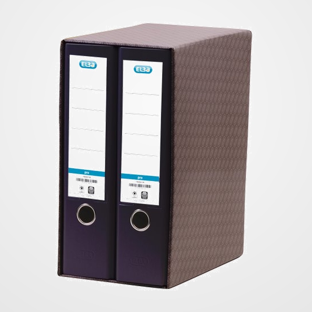 MODULO ARCHIVADORES palanca ELBA RADO TOP forr.PP 2 uds.A4 80mm NEGRO (1521706)