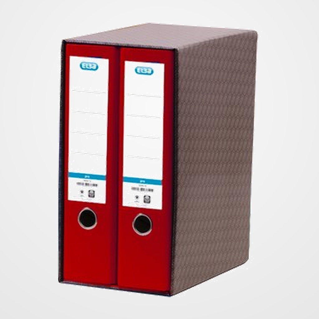 MODULO ARCHIVADORES palanca ELBA RADO TOP forr.PP 2 uds.A4 80mm ROJO