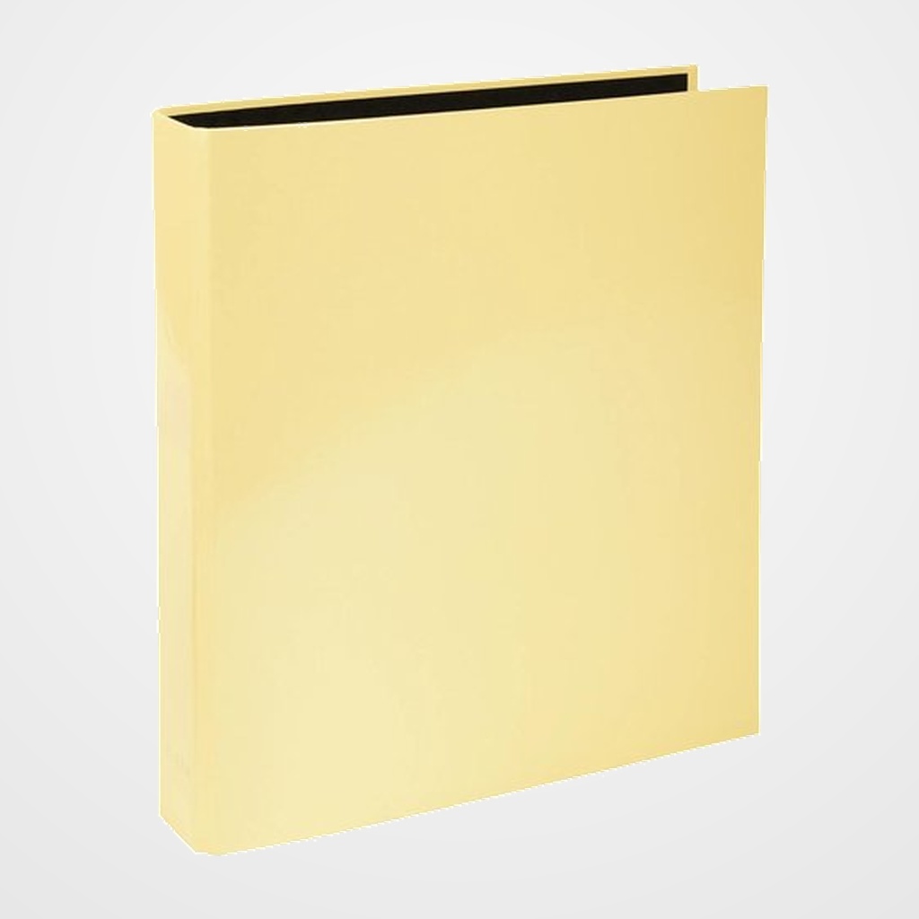 CARPETA de ANILLAS EXACOMPTA AQUAREL CARTON FORRADO A4 2 an. 25mm AMARILLO