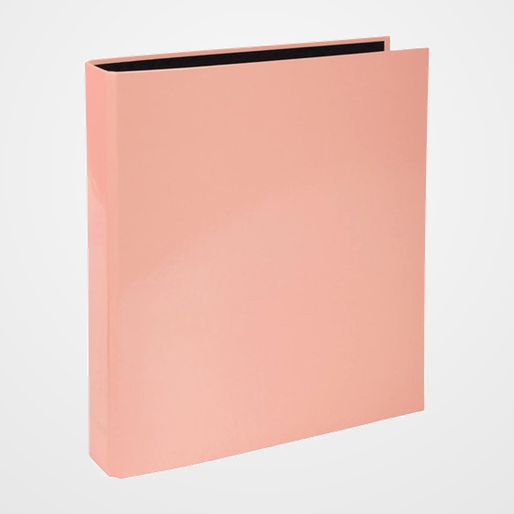 CARPETA de ANILLAS EXACOMPTA AQUAREL CARTON FORRADO A4 2 an. 25mm CORAL