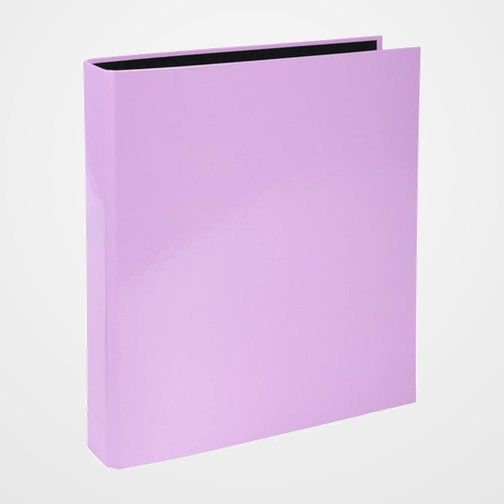 CARPETA de ANILLAS EXACOMPTA AQUAREL CARTON FORRADO A4 2 an. 25mm MALVA