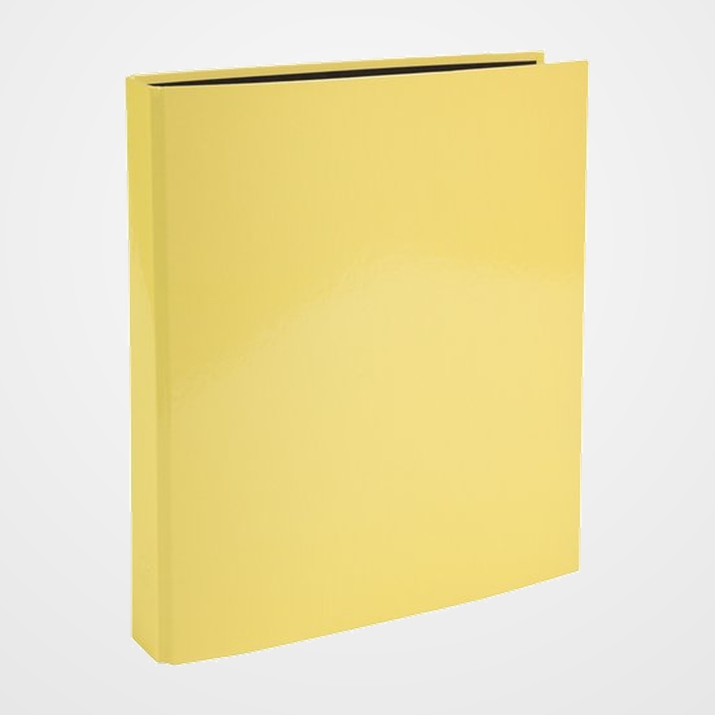 CARPETA de ANILLAS EXACOMPTA AQUAREL CARTON FORRADO A4 4 an.25mm AMARILLO