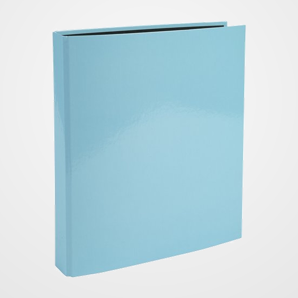 CARPETA de ANILLAS EXACOMPTA AQUAREL CARTON FORRADO A4 4 an.25mm AZUL