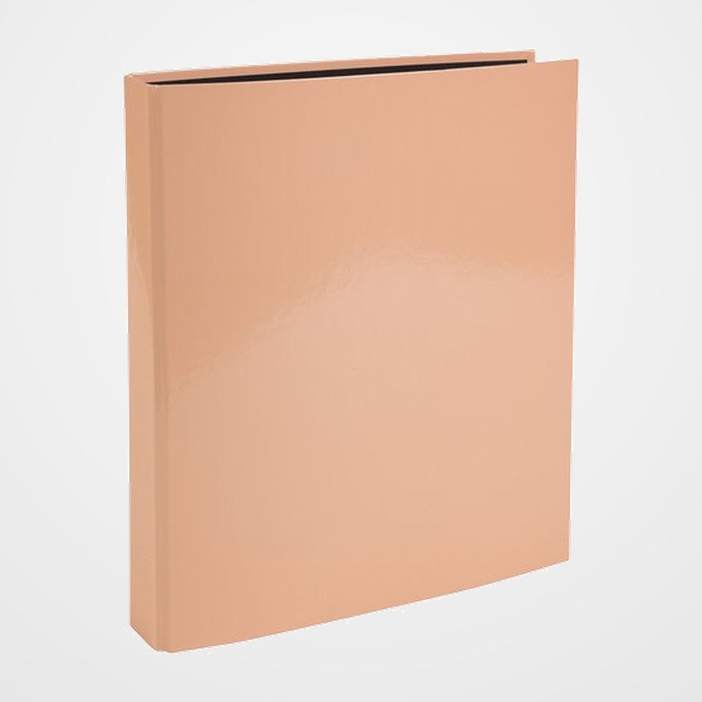 CARPETA de ANILLAS EXACOMPTA AQUAREL CARTON FORRADO A4 4 an.25mm CORAL