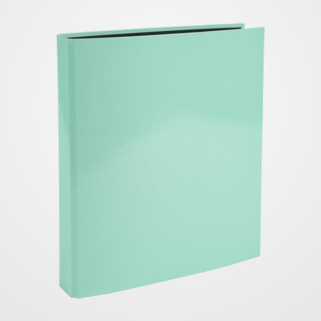 CARPETA de ANILLAS EXACOMPTA AQUAREL CARTON FORRADO A4 4 an.25mm VERDE