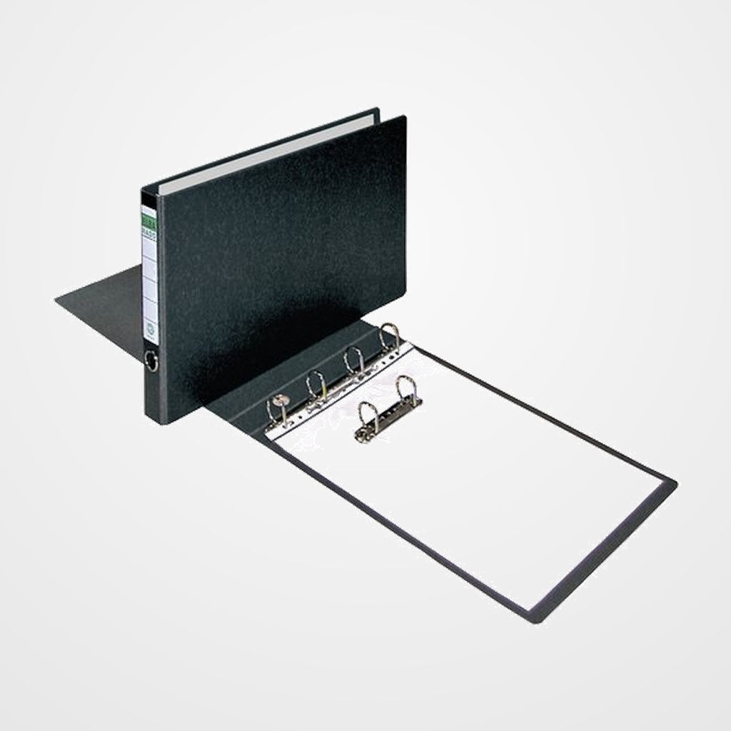 CARPETA de ANILLAS ELBA CARTON COMPACTO A3 APDO. 4 an.MIXTAS 35mm NEGRO (1243500)