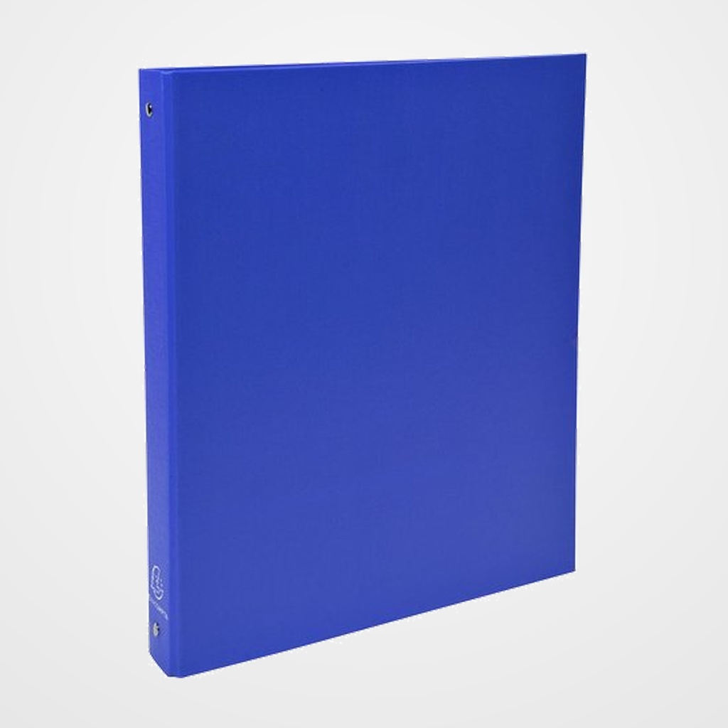 CARPETA de ANILLAS EXACOMPTA CARTON FORRADO A4 4 an.REDONDA 30mm AZUL