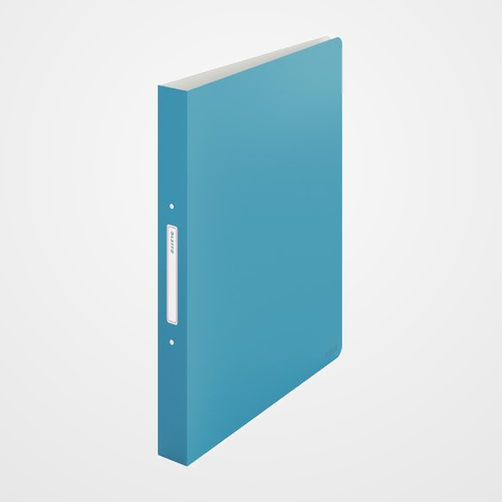 CARPETA de ANILLAS LEITZ COSY PP A4 2 an.REDONDAS 25mm AZUL