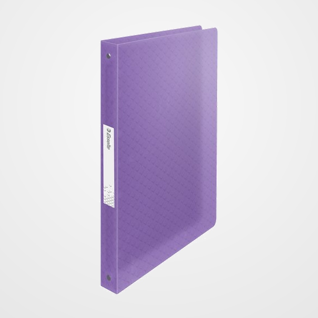 CARPETA de ANILLAS ESSELTE COLOUR BREEZE PP A4 4 an.REDONDAS 25mm MALVA