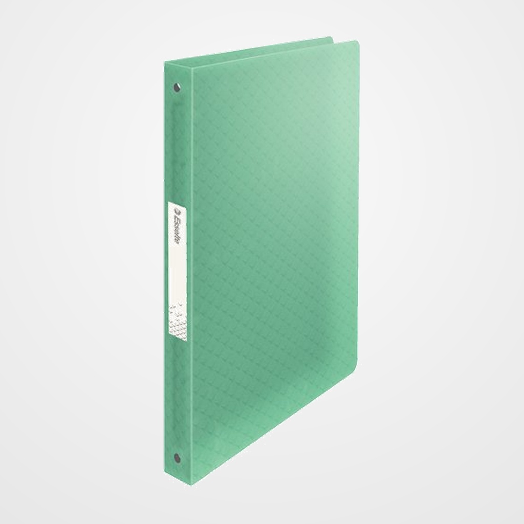 CARPETA de ANILLAS ESSELTE COLOUR BREEZE PP A4 4 an.REDONDAS 25mm VERDE
