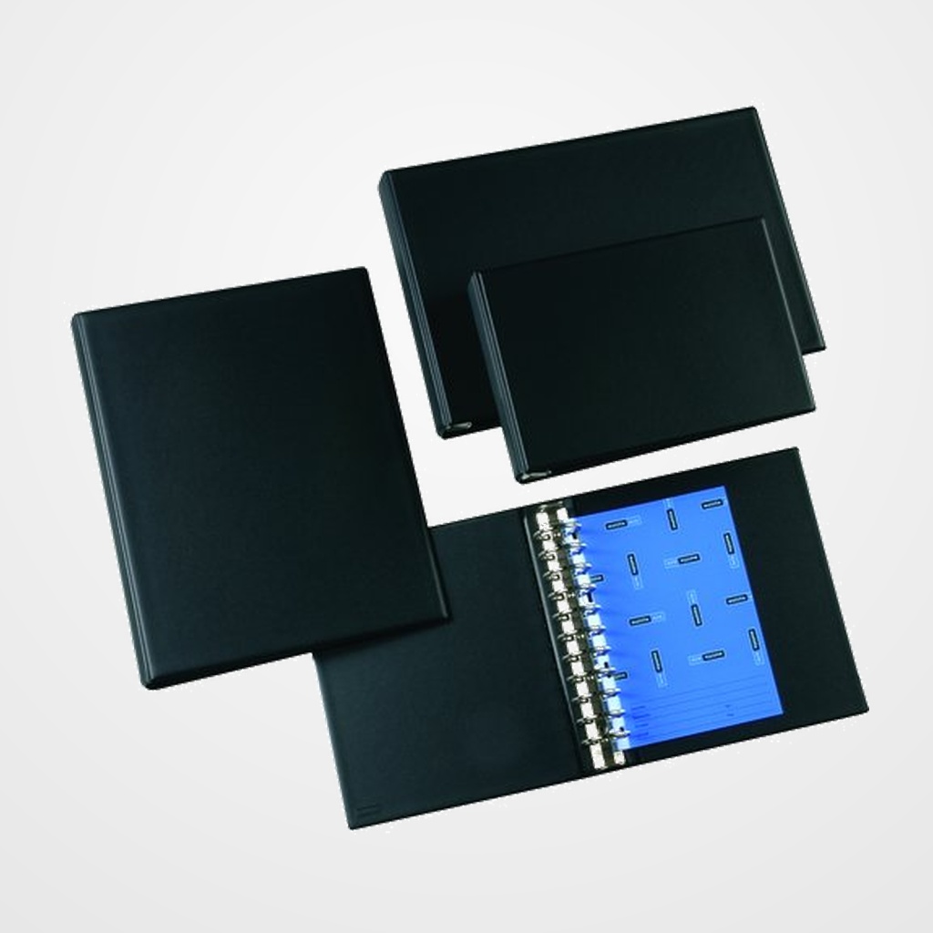 CARPETA de ANILLAS MULTIFIN ALFA PVC 3005 Fº 16 an.24mm NEGRO