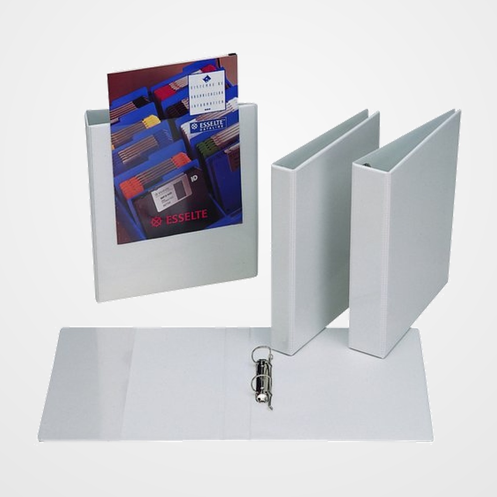 CARPETA CANGURO ESSELTE PVC BASICA A4 4 an.MIXTAS 60mm BLANCO