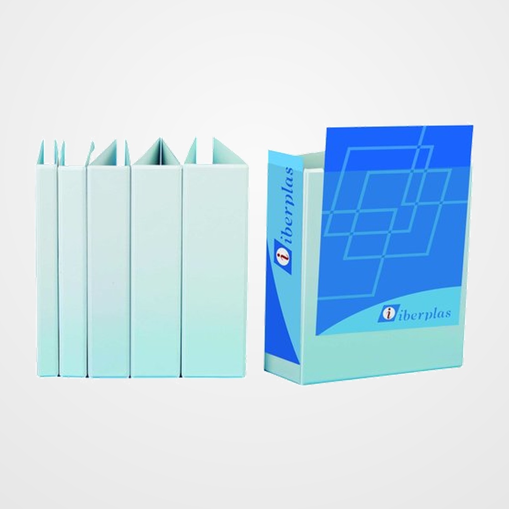 CARPETA CANGURO IBERPLAS PVC A4 2 an.MIXTAS 65mm BLANCO