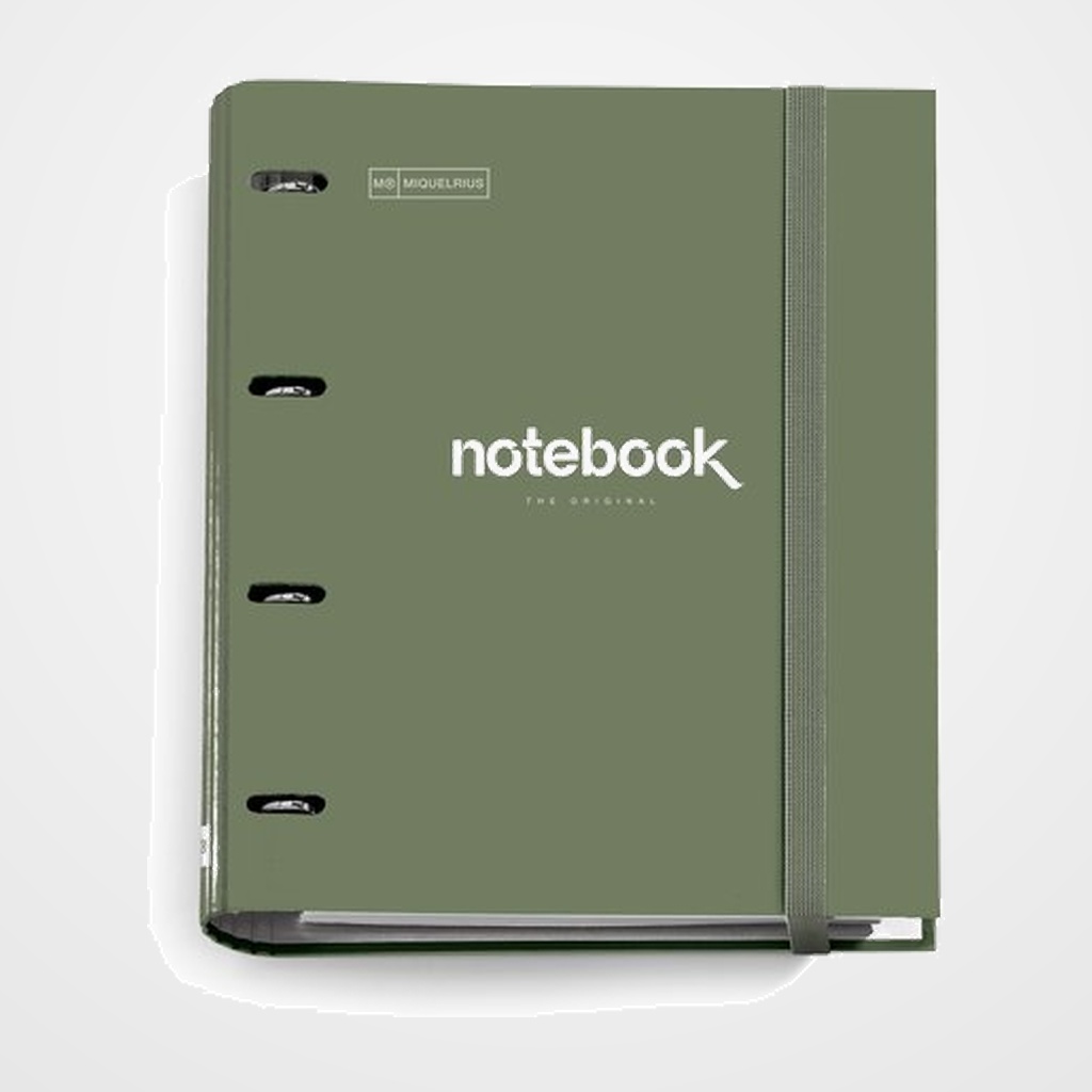 CARPEBLOC MIQUELRIUS EMOTIONS CARTON FORRADO A4 4 an.MIXTAS 35mm con REC.100 hj. 90 gr. KAKI