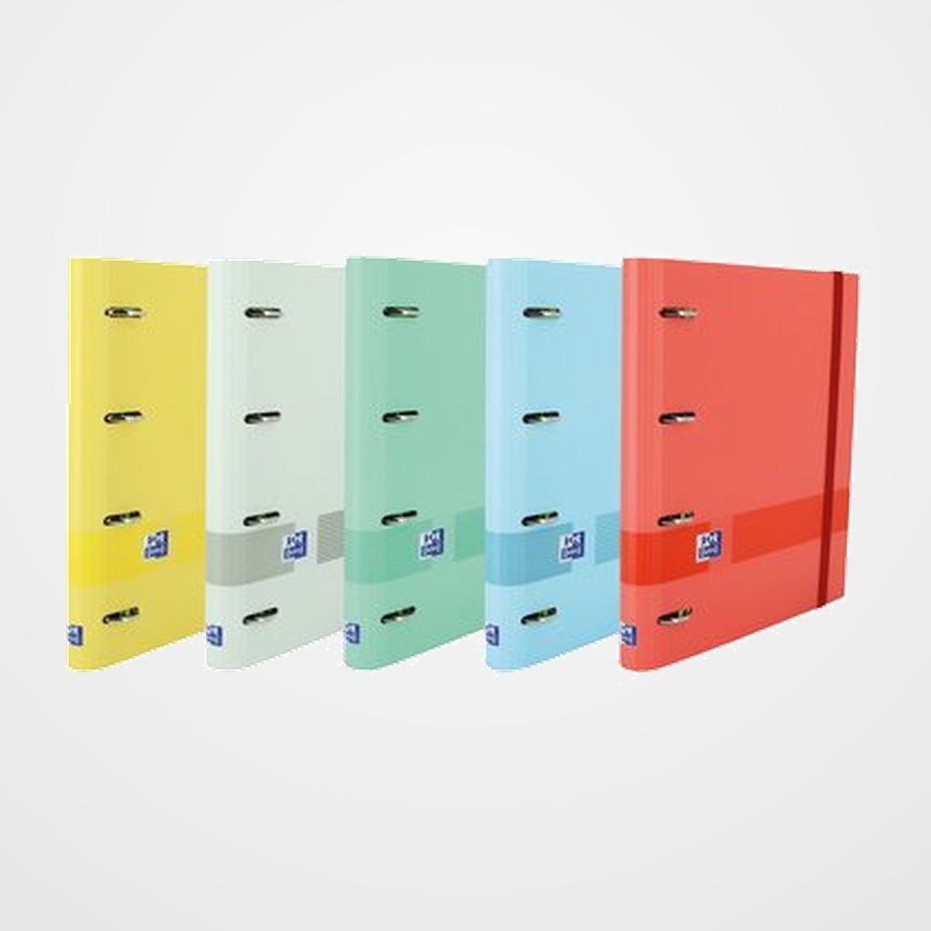 CARPEBLOC OXFORD SCHOOL EUROPEANBINDER OXFORD&YOU A4+ 4 an.MIXTAS 35mm con RECAMBIO 100 hj. HORIZONTAL SURTIDO (5 col.)