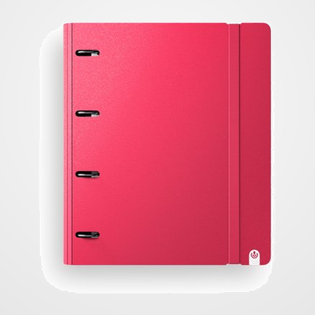 CARPEBLOC CARCHIVO FOAM STYLE PP A4+ 4 an.MIXTAS 35mm con REC. 100 hj. CUADRIC.4x4 ROJO