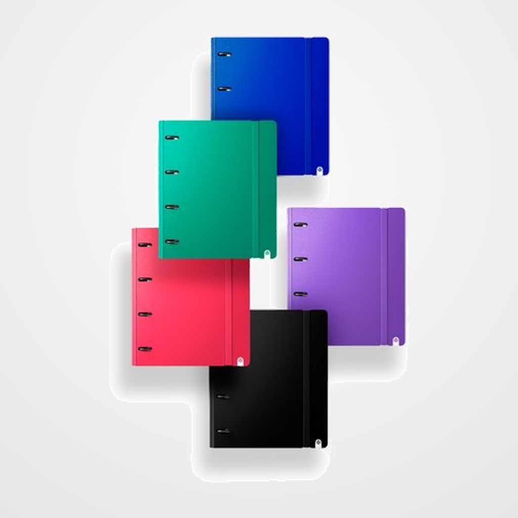 CARPEBLOC CARCHIVO FOAM STYLE PP A4+ 4 an.MIXTAS 35mm con REC. 100 hj. CUADRIC.4x4 SURT.