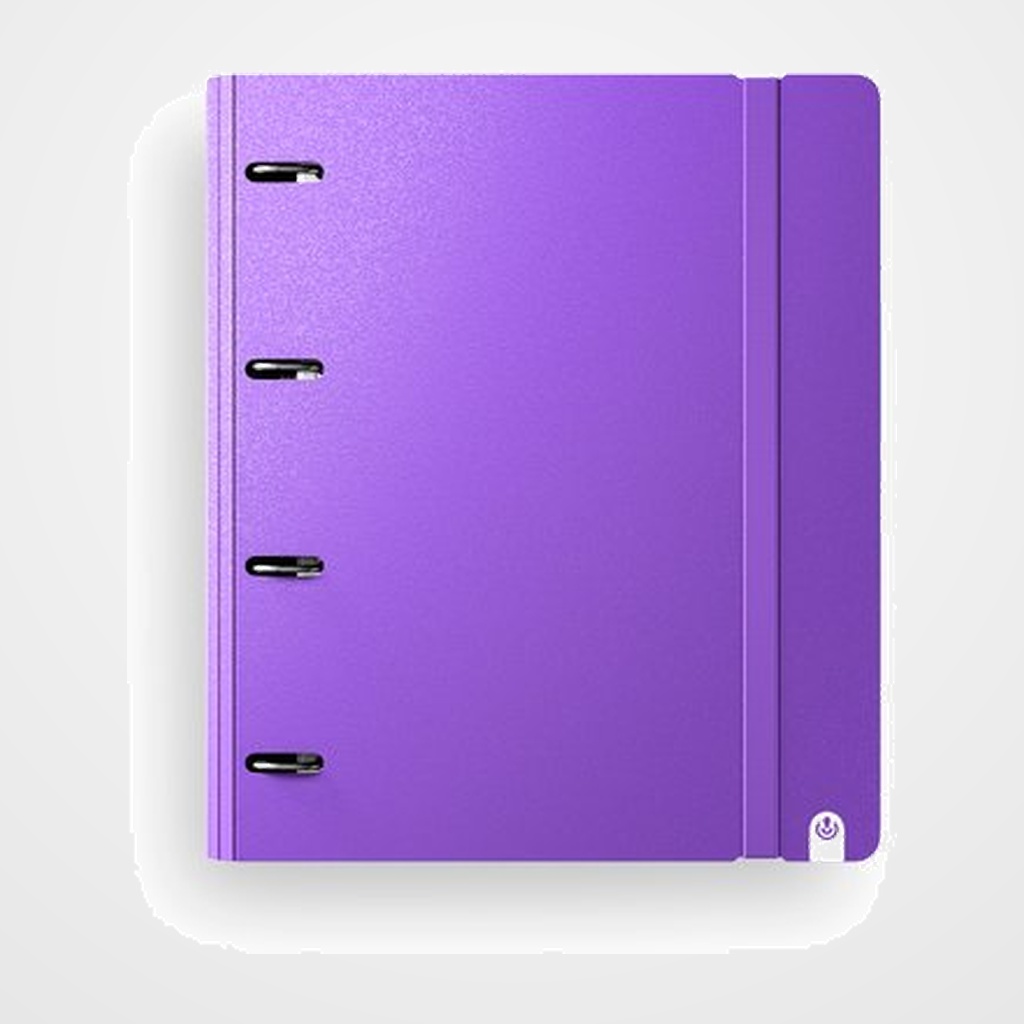 CARPEBLOC CARCHIVO FOAM STYLE PP A4+ 4 an.MIXTAS 35mm con REC. 100 hj. CUADRIC.4x4 VIOLETA