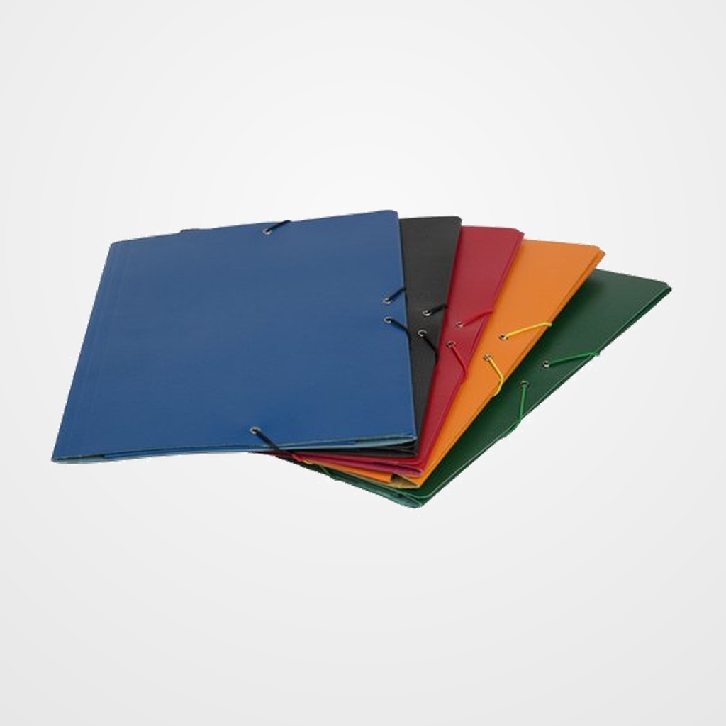 CARPETA de GOMAS y SOLAPAS MARIOLA CARTON ABG Fº AZUL