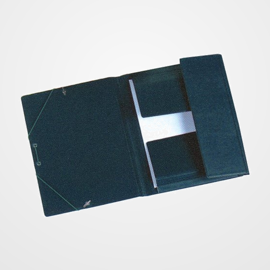 CARPETA de GOMAS y SOLAPAS IBERPLAS PVC Fº PROLONG. AZUL