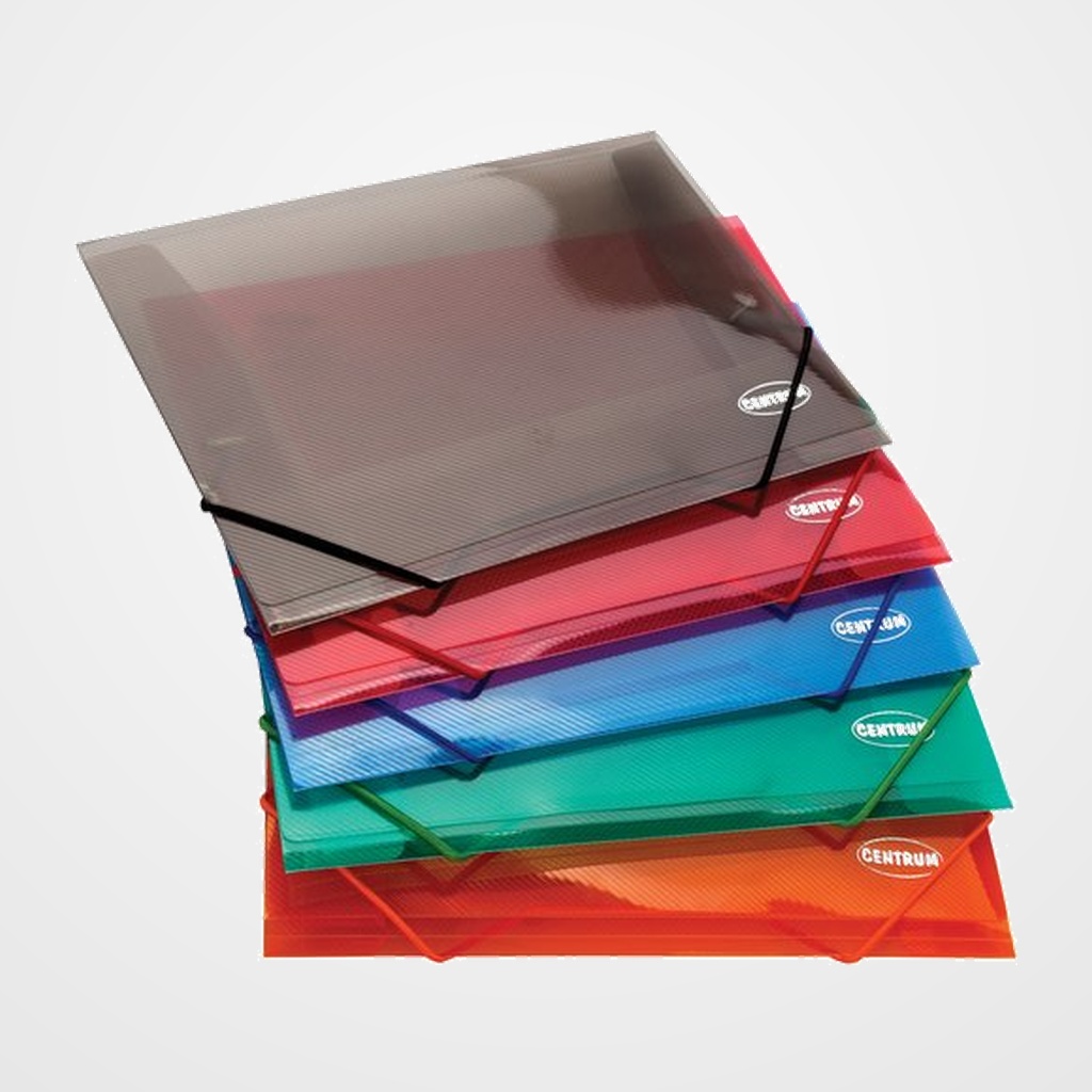 CARPETA de GOMAS y SOLAPAS CENTRUM PP A4 SURTIDO