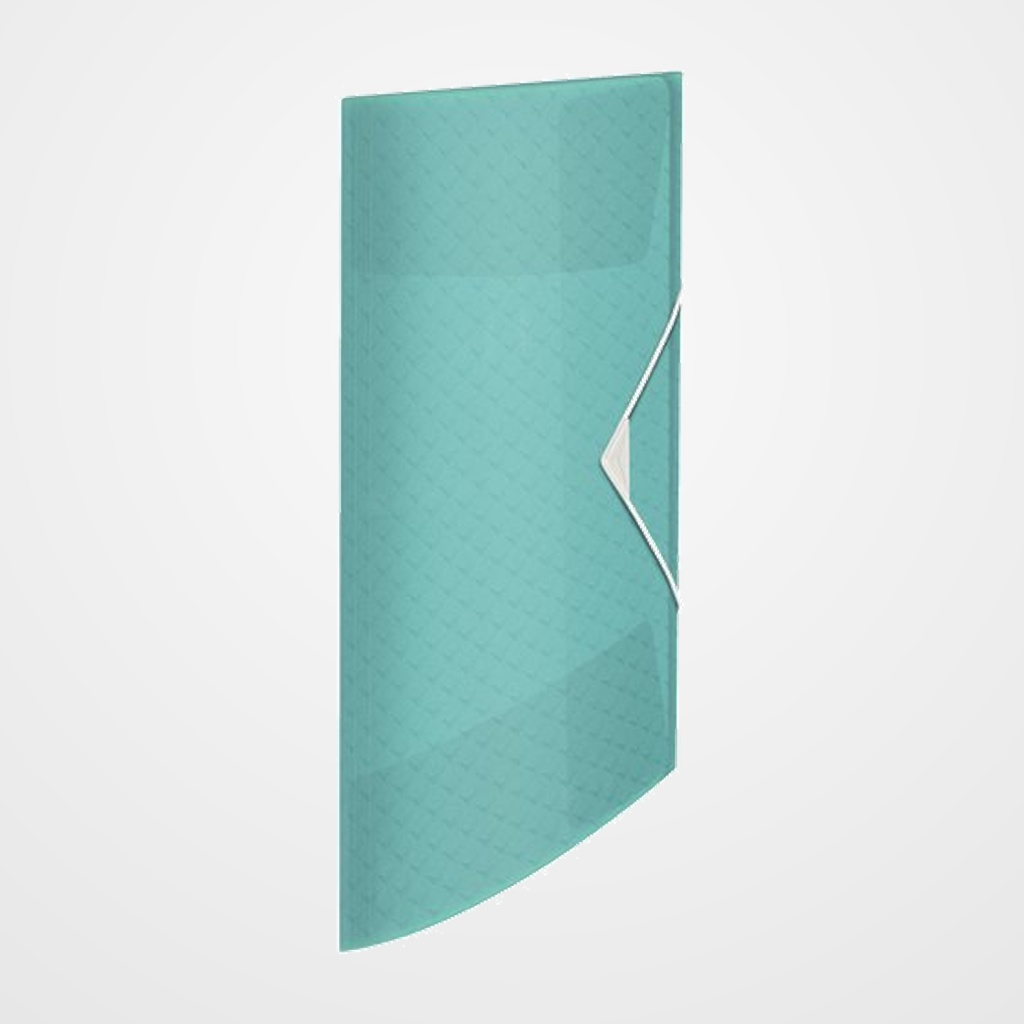 CARPETA de GOMAS y SOLAPAS ESSELTE COLOUR BREEZE PP A4 AZUL