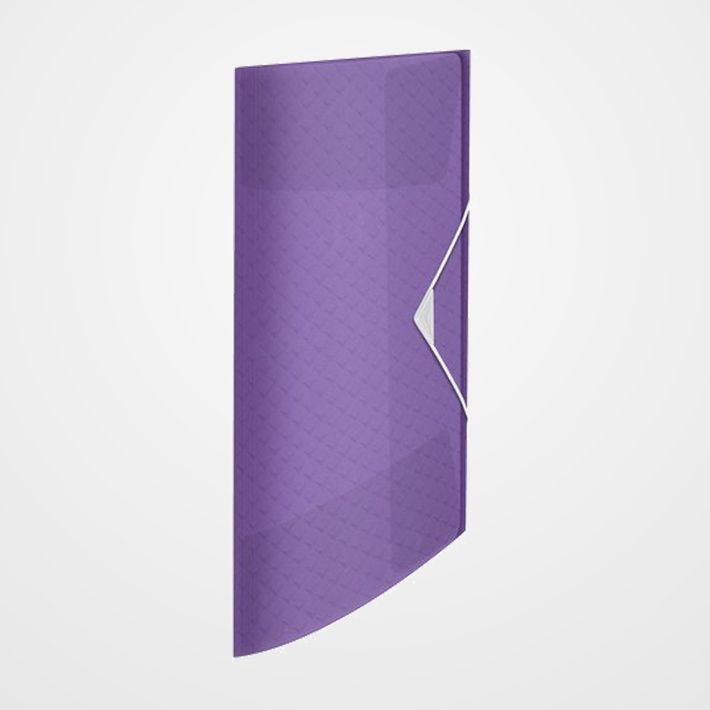 CARPETA de GOMAS y SOLAPAS ESSELTE COLOUR BREEZE PP A4 MALVA