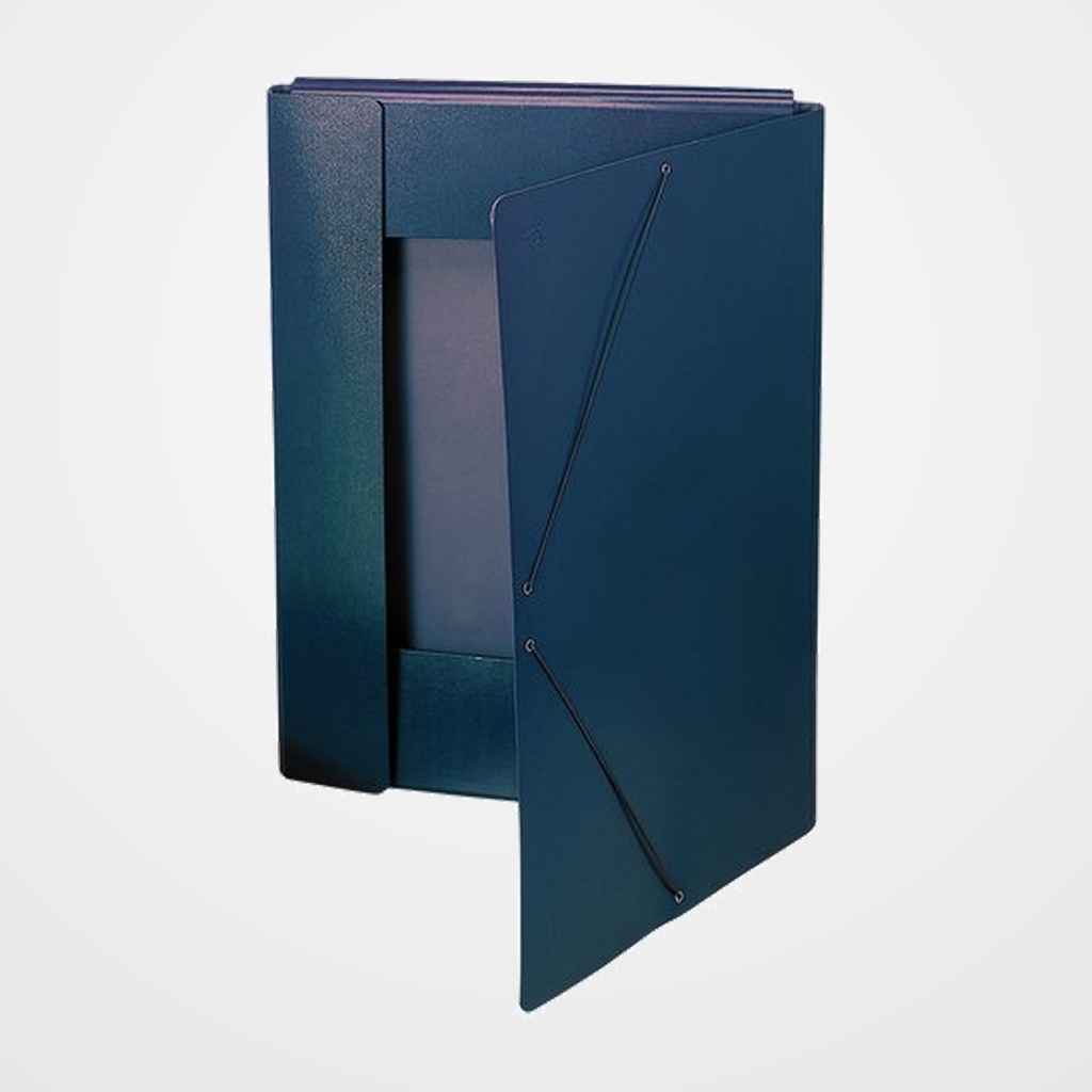 CARPETA de DIBUJO CARCHIVO CARTON PINTADO GOMAS y SOLAPAS A3 NEGRO