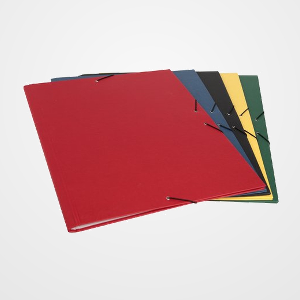 CARPETA de DIBUJO MARIOLA CARTON GOMAS sin solapas A3 CUERO