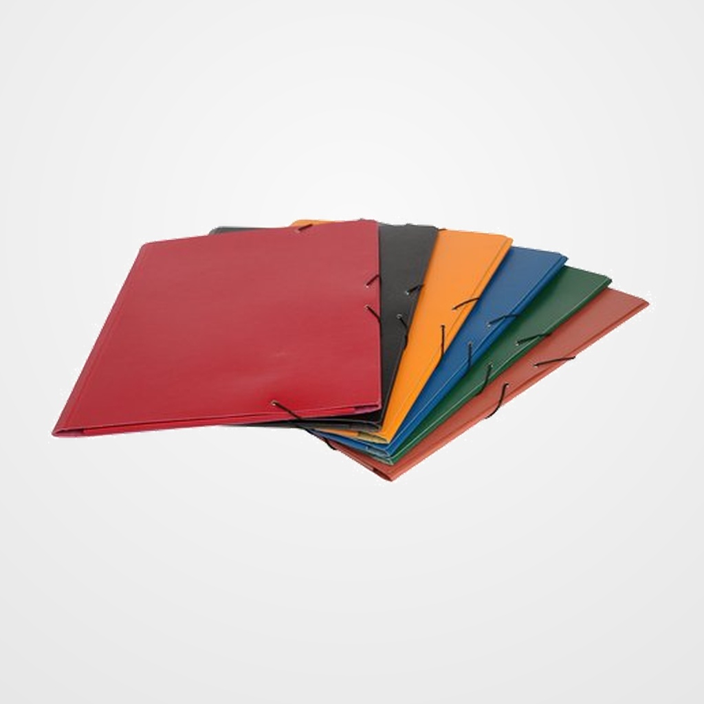 CARPETA de DIBUJO MARIOLA CARTON GOMAS y SOLAPAS A3 VERDE