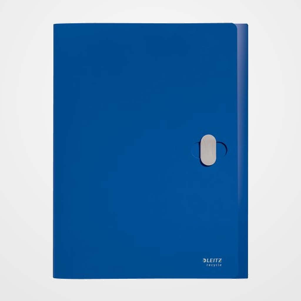 CARPETA de PROYECTOS LEITZ RECYCLE PP A4 CIERRE GIRATORIO 38mm AZUL