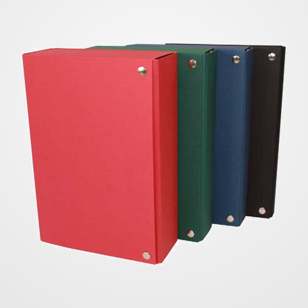 CARPETA de PROYECTOS MARIOLA CARTON FORRADO GELTEX ARMADA CIERRE BROCHE 3cm ROJO