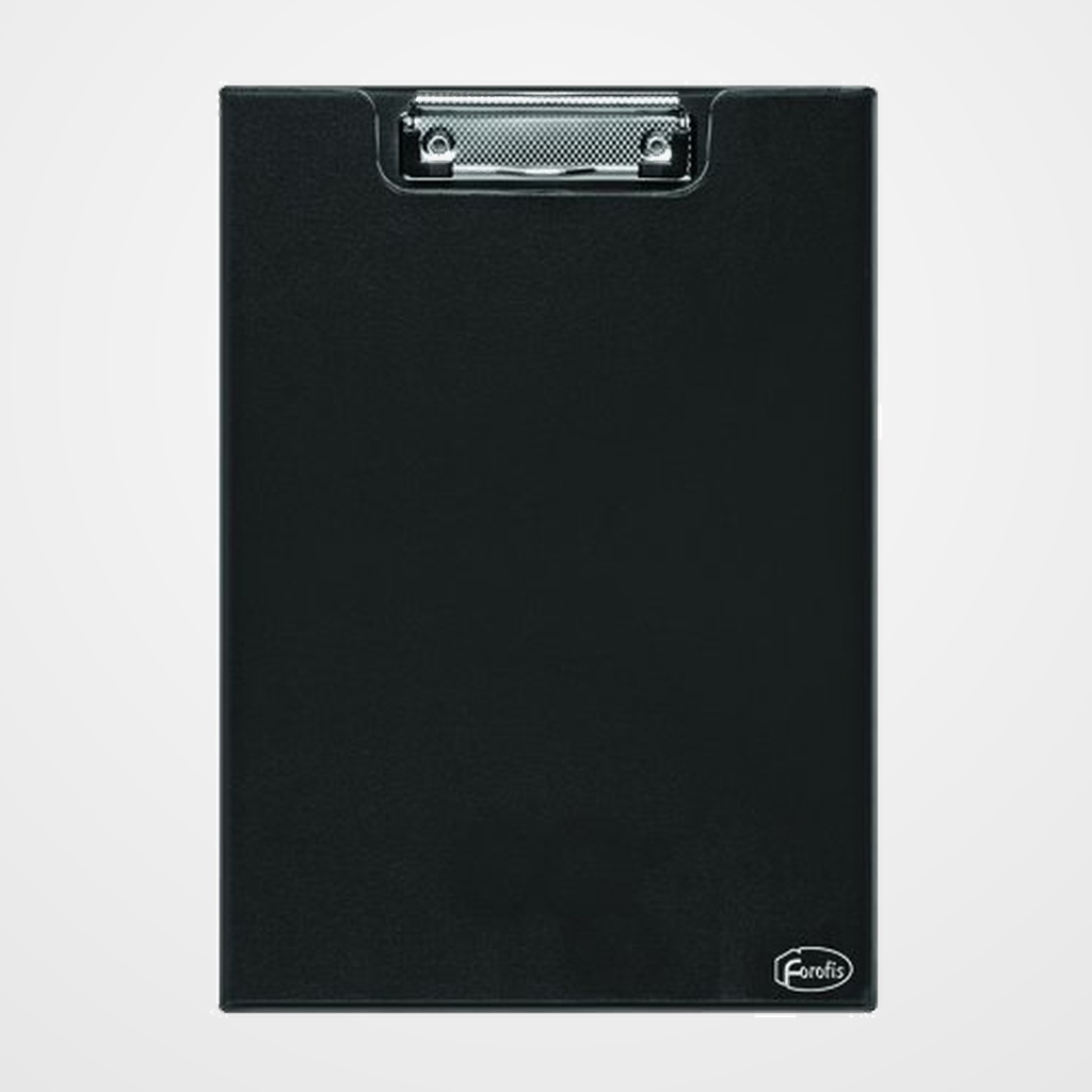 CARPETA con PINZA MINICLIP SUPERIOR FOROFIS A4 NEGRO
