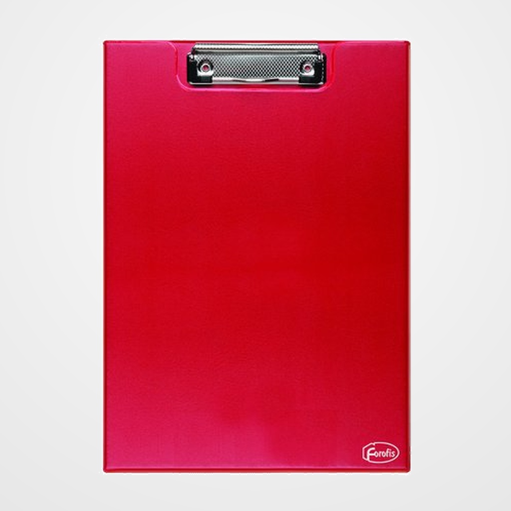 CARPETA con PINZA MINICLIP SUPERIOR FOROFIS A4 ROJO