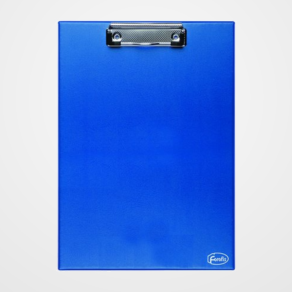 CARPETA con PINZA PORTABLOCS FOROFIS A4 AZUL