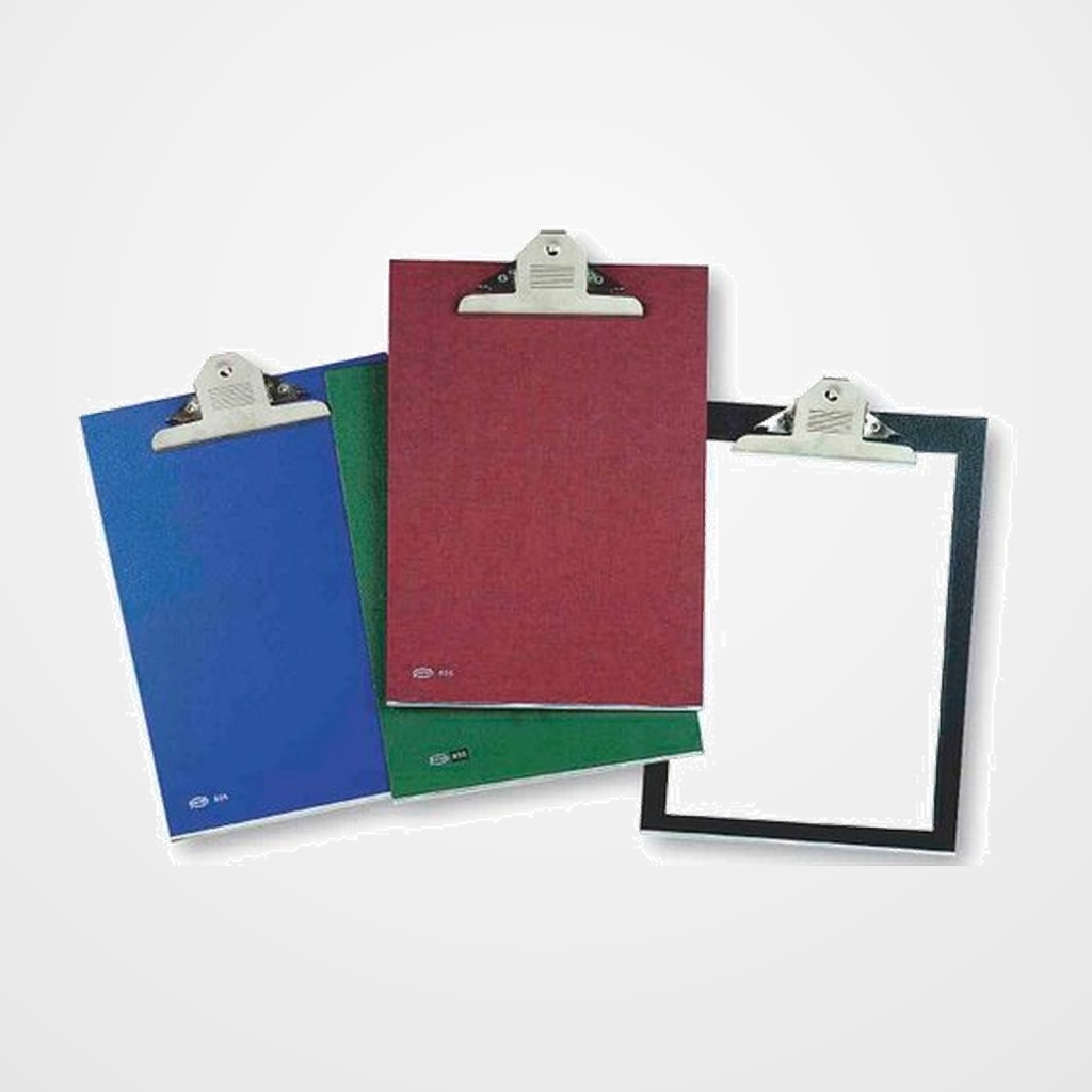 CARPETA con PINZA PORTABLOCS PARDO Fº (pinza gigante) NEGRO