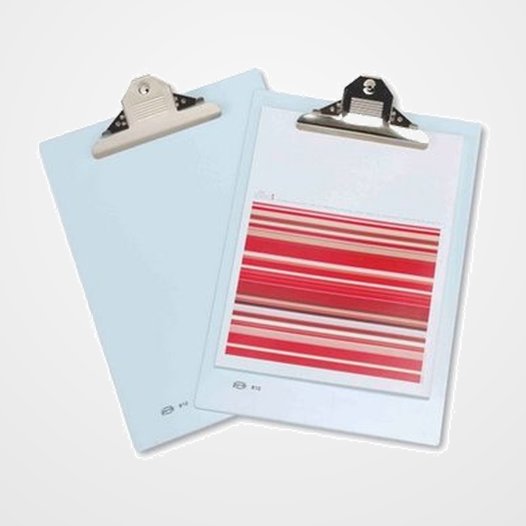 CARPETA con PINZA PORTABLOCS PARDO Fº (pinza gigante y base extra-rigida)