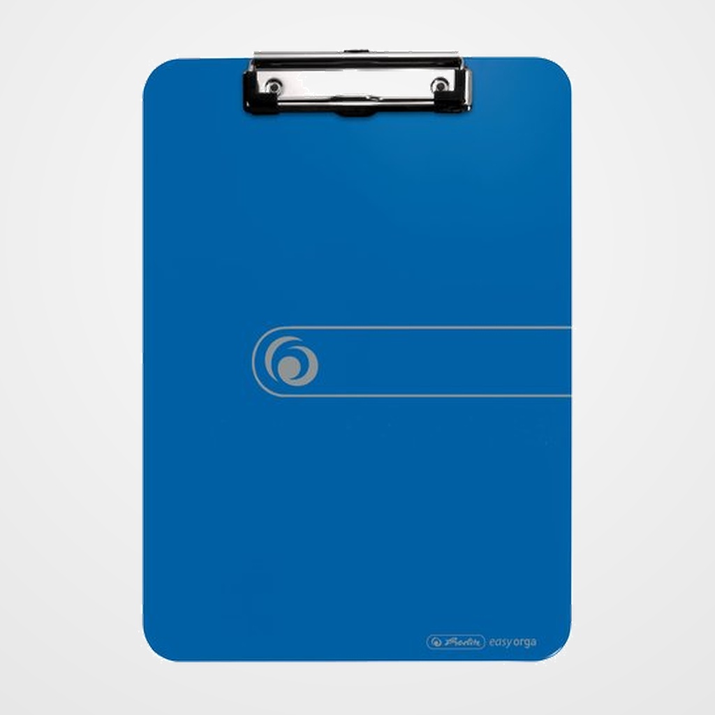 CARPETA con PINZA PORTABLOCS  HERLITZ A4 AZUL (11226396)