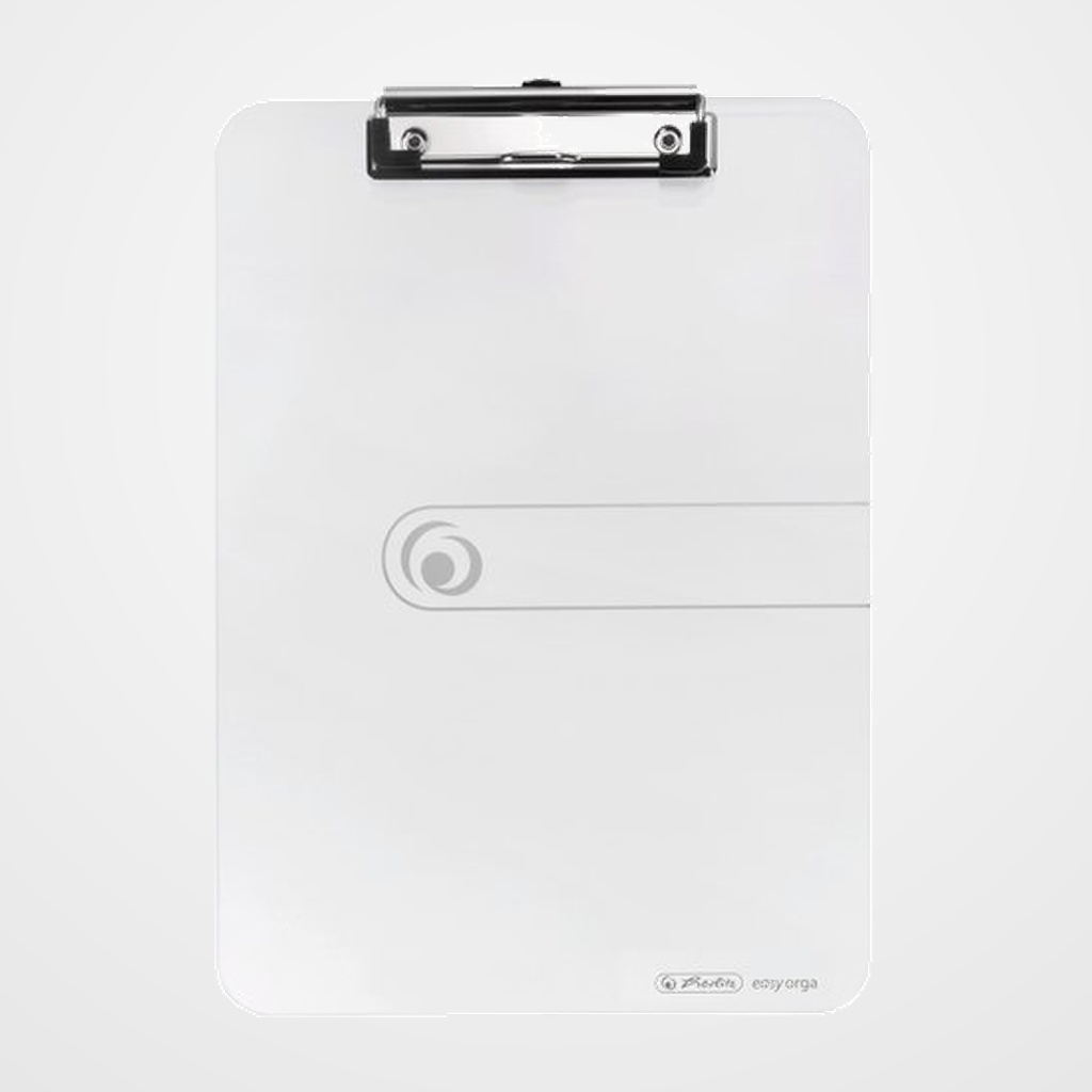 CARPETA con PINZA PORTABLOCS  HERLITZ A4 TRANSPARENTE (11205697)
